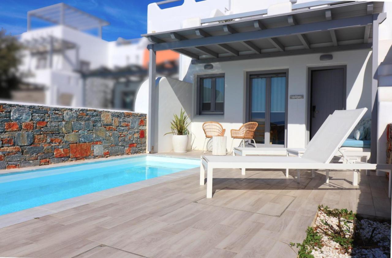 The Nine Graces - Agia Anna - Option With Private Pool Or Hot Tub Villa ภายนอก รูปภาพ